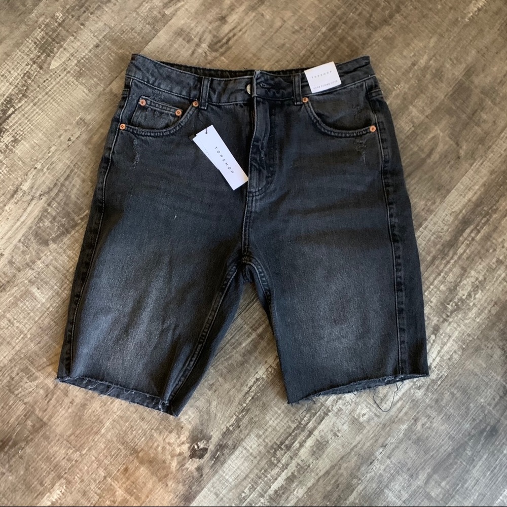 NWT Topshop cut off jean shorts.